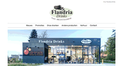Desktop Screenshot of flandria-drinks.be