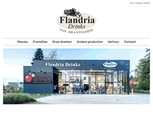 Tablet Screenshot of flandria-drinks.be